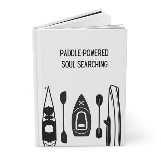 Kayak Hardcover Lined Journal - Paddle-powered soul searching