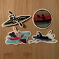 Kayaking Sticker Set 11 -  Miscellaneous