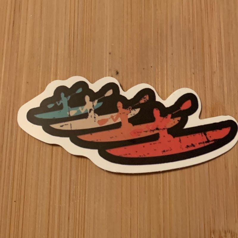 Kayaking Sticker Set 8 - Love Kayak