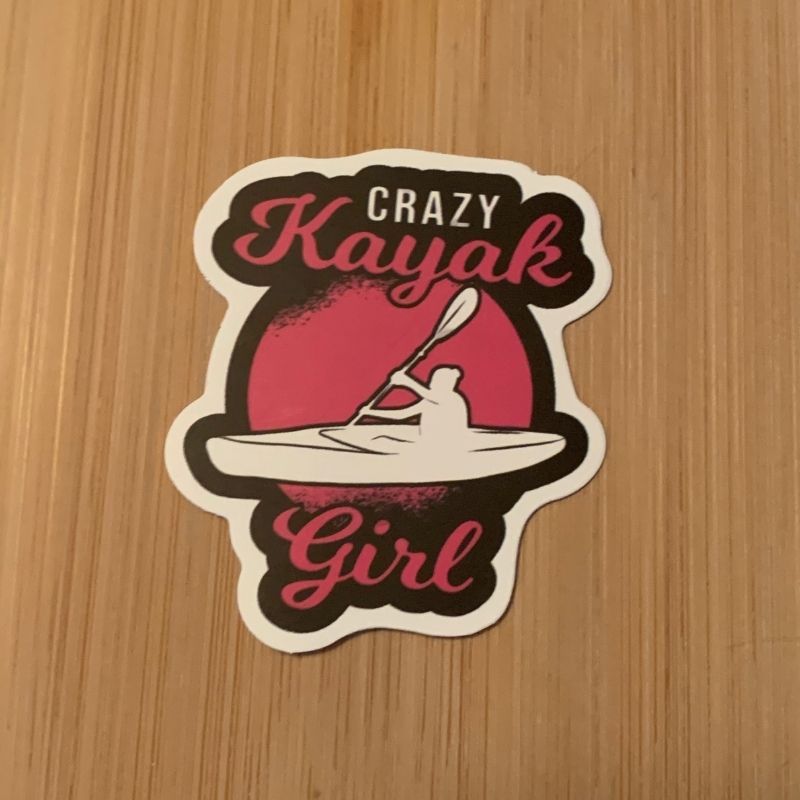 Kayaking Sticker Set 1 -  Kayak Girl