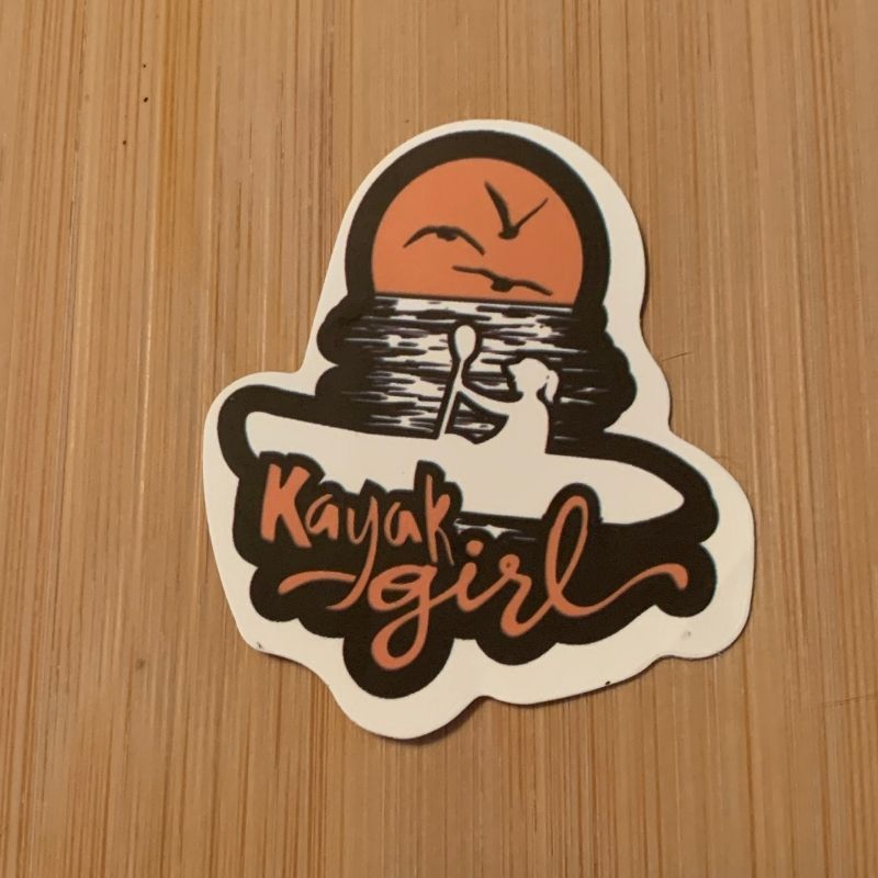 Kayaking Sticker Set 1 -  Kayak Girl