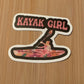 Kayaking Sticker Set 1 -  Kayak Girl