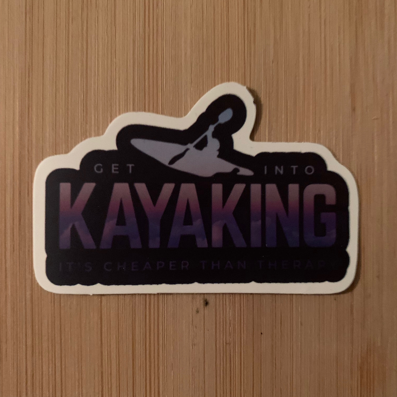 Kayaking Sticker Set 10 -  I'd Rather be Kayaking