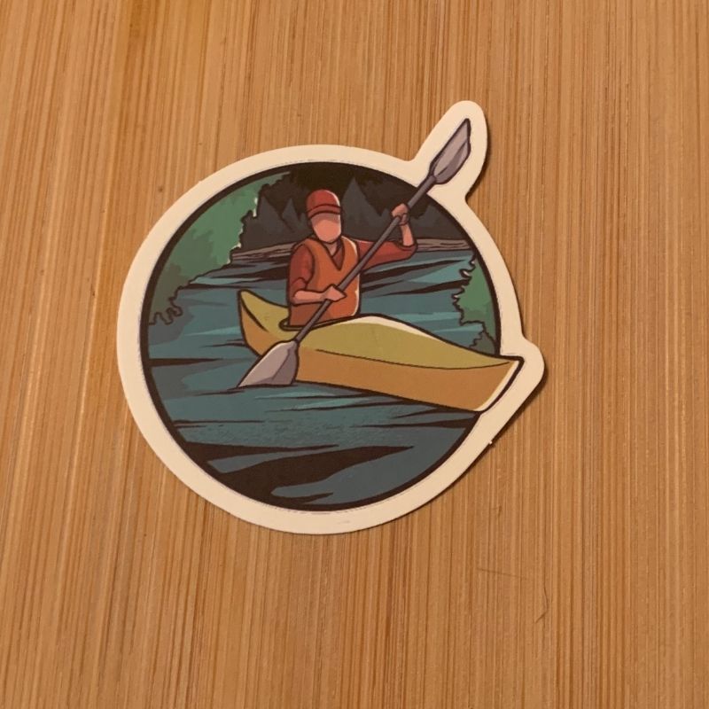 Kayaking Sticker Set 2 - Kayak Fishing