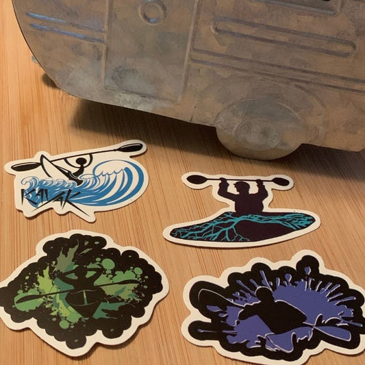 Kayaking Sticker Set 9 - Splash