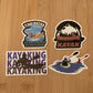 Kayaking Sticker Set 3 - Kayak Mom